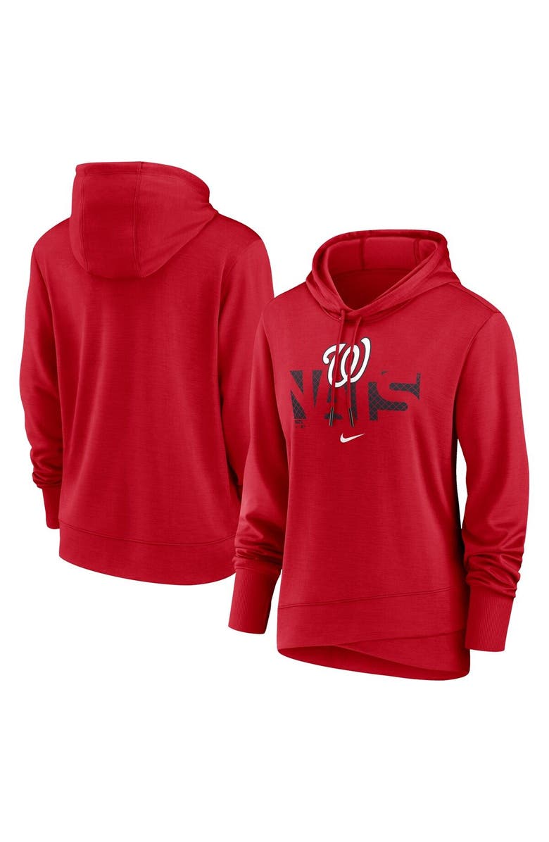 Nike Women's Nike Red Washington Nationals Diamond Knockout Performance Pullover Hoodie, Main, color, Red