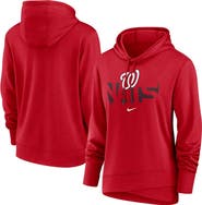 Nike Women's Nike Red Washington Nationals Diamond Knockout Performance Pullover Hoodie
