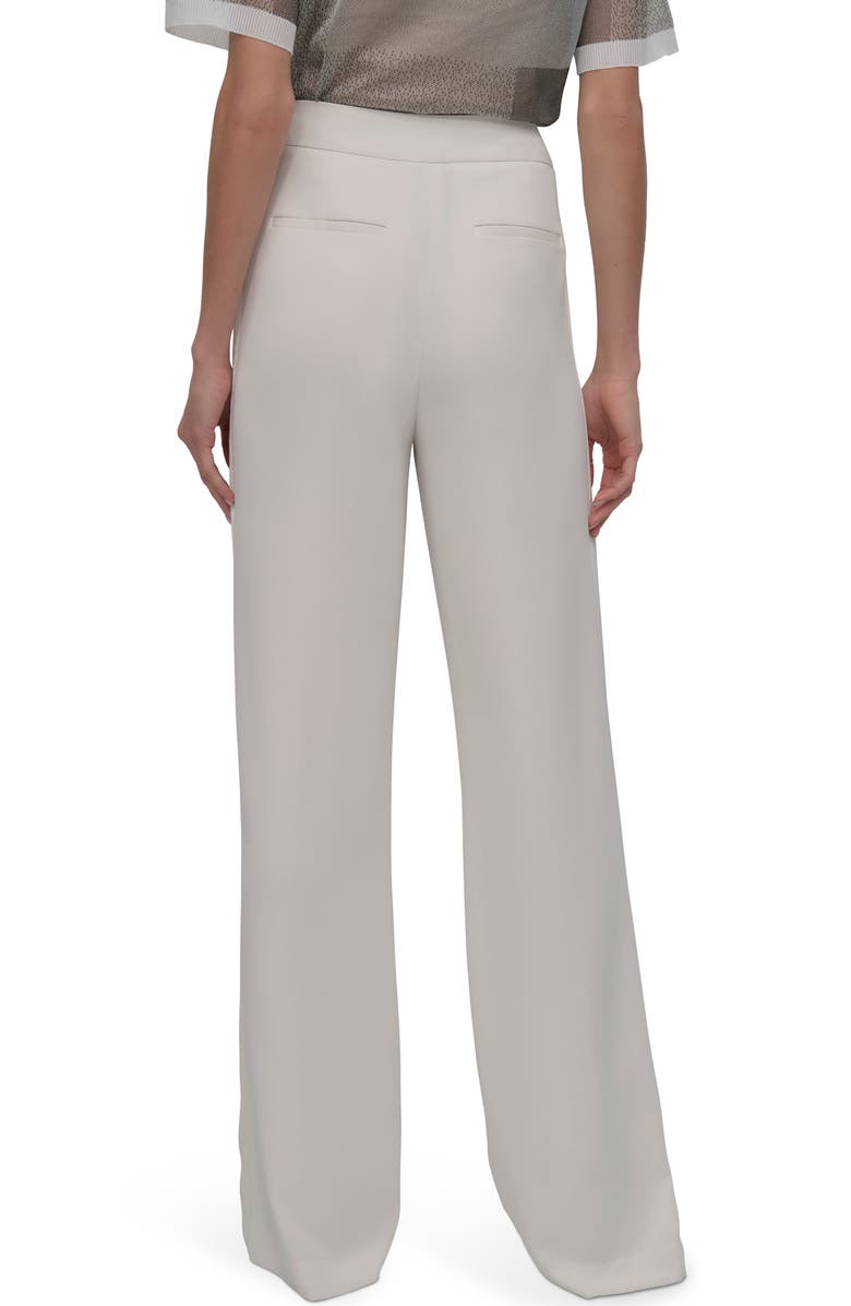 DKNY Mesh Inset Wide Leg Pants, Alternate, color, 
