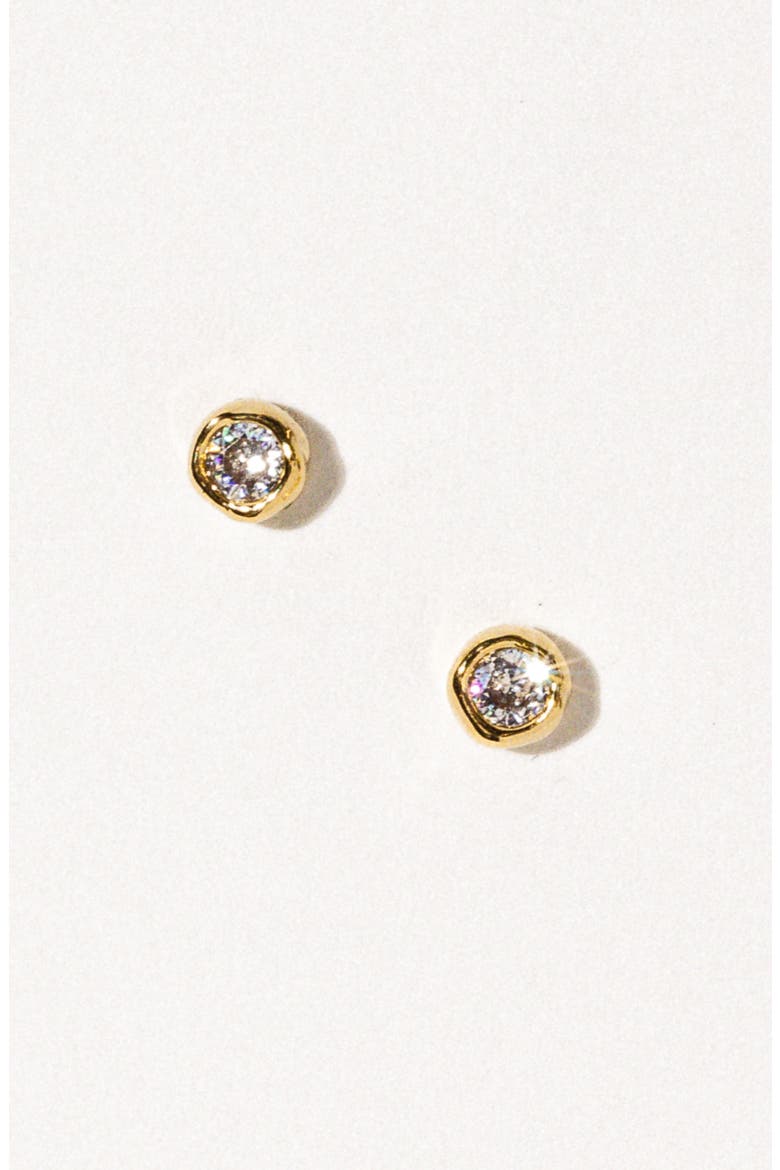 Carpe Diem Stud Earrings, Alternate, color, GOLD