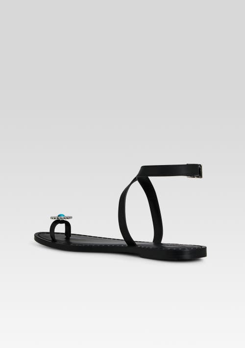 Retroféte Retrofête Grazia Sandal In Black/turquoise