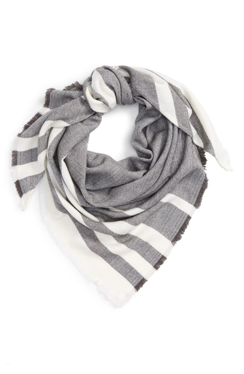Caslon<sup>®</sup> Striped Triangle Scarf, Main, color, 