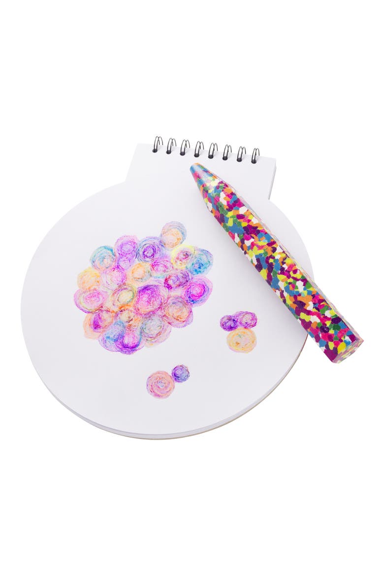 Kaleidoscope Neon Colored Jumbo Prism Crayon, Alternate, color, MULTI