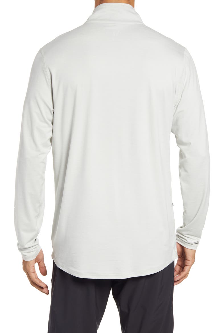 Ease Performance Half Zip Pullover, Alternate, color, DOVE GREY HEATHER