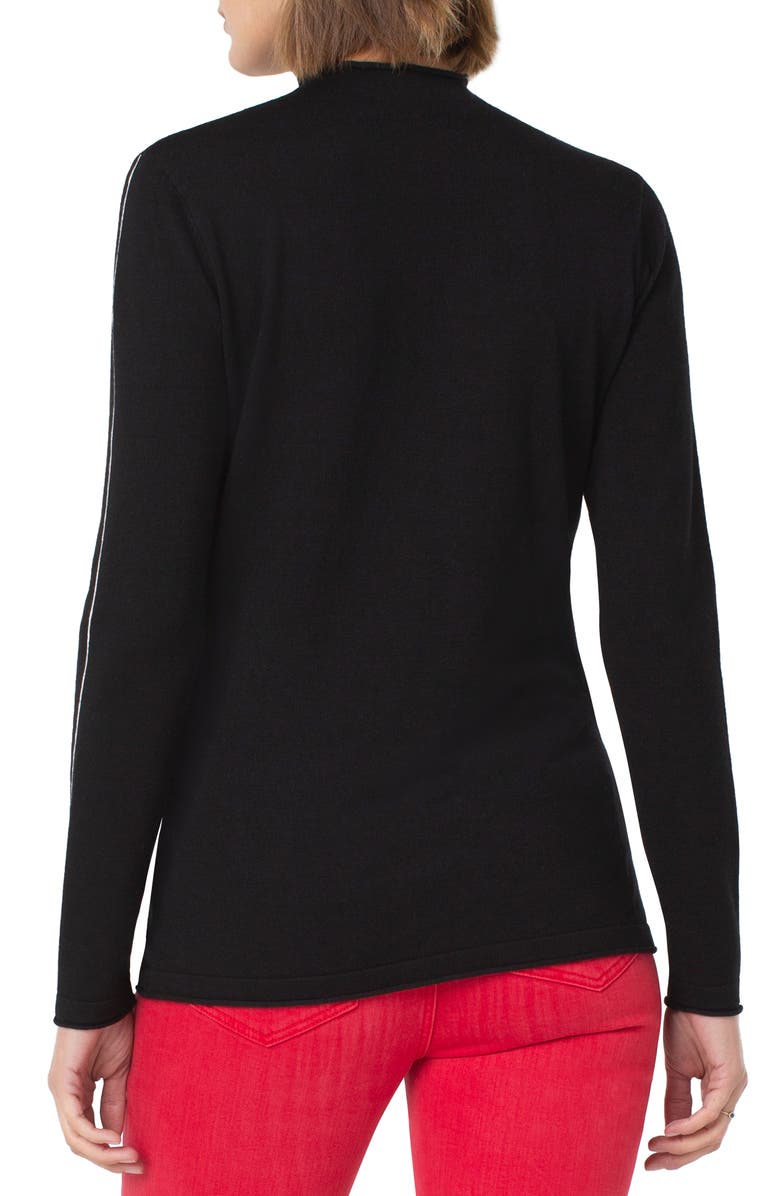 Liverpool Los Angeles Rolled Hem Sweater, Alternate, color, 