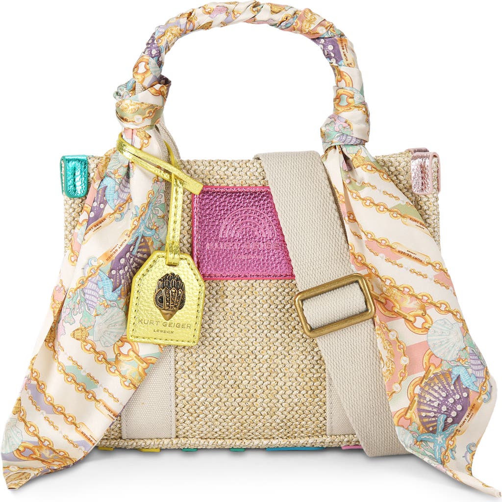 Kurt Geiger London Xs Southbank Tote In Open Beige