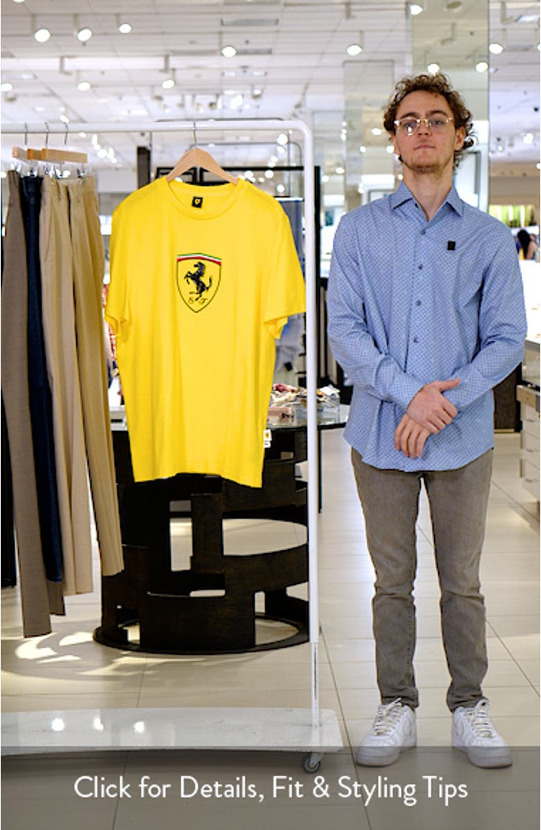x Ferrari Sportswear Cotton Graphic T-Shirt, sales video thumbnail