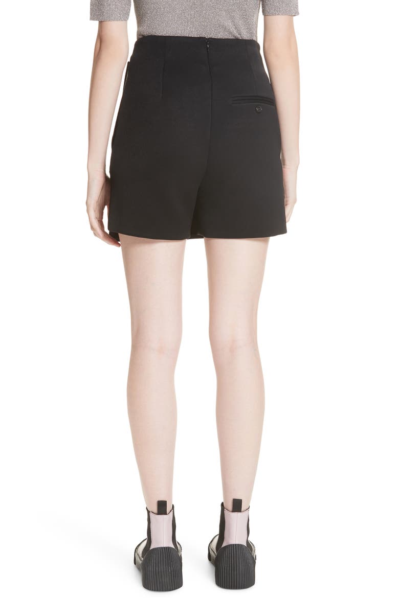 Apron Shorts, Alternate, color, BLACK