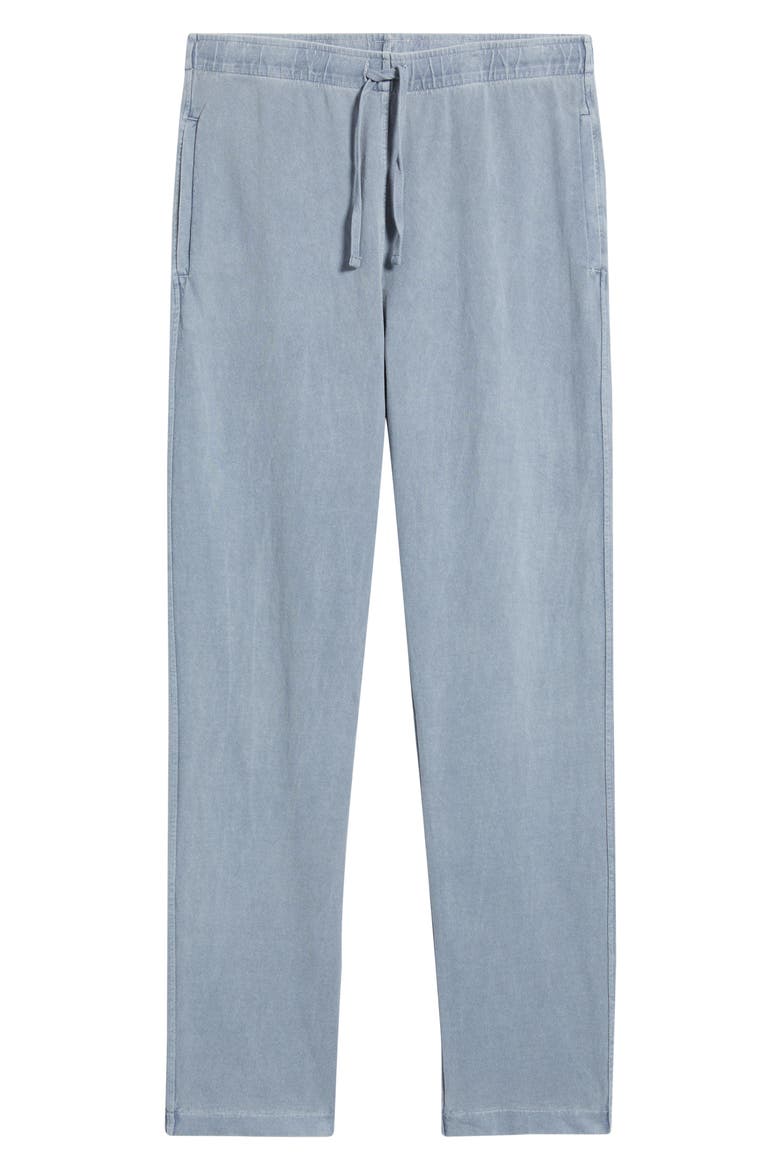 Caza Organic Cotton Drawstring Waist Pants, Alternate, color, WAVE