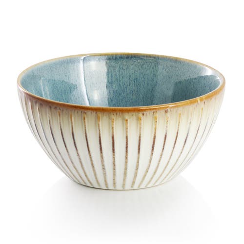 Elama Louann 16 Piece Stoneware Dinnerware Set In Multi