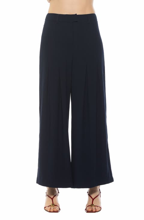Ilya High Waist Pleated Wide Leg Pants