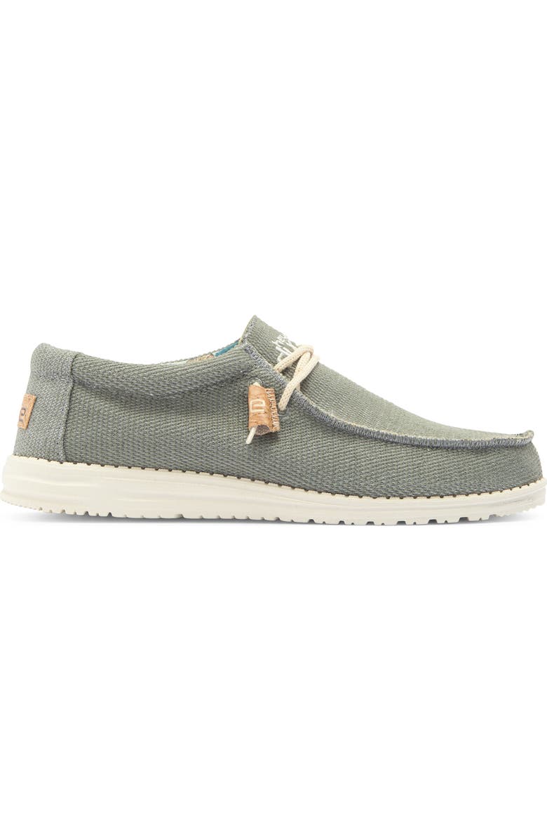 Hey Dude Wally Moc Toe Slip-On Shoe, Alternate, color, Sage
