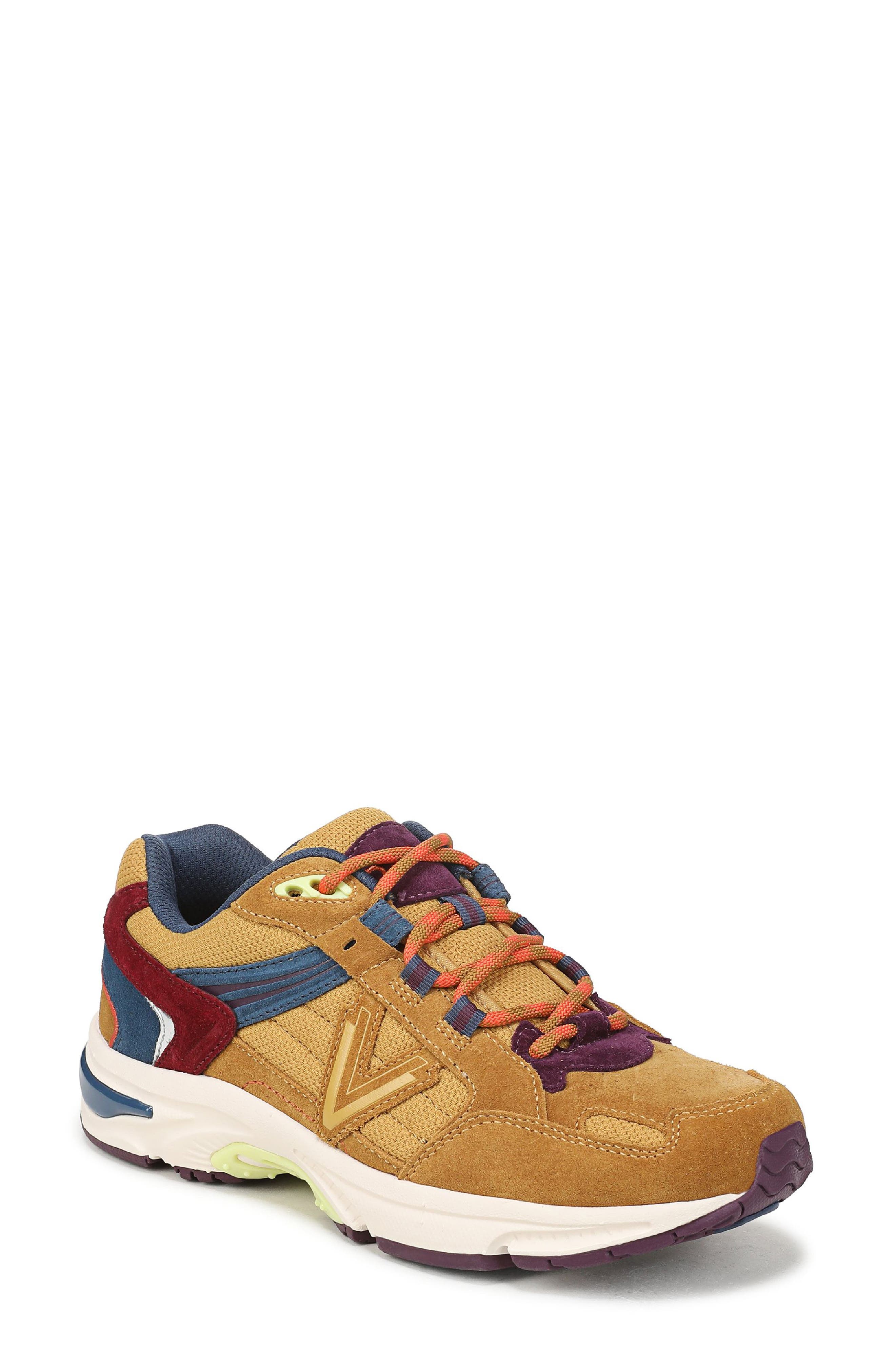 23Walk 2.0 Sneaker, Main, color, GOLDEN BROWN SUEDE