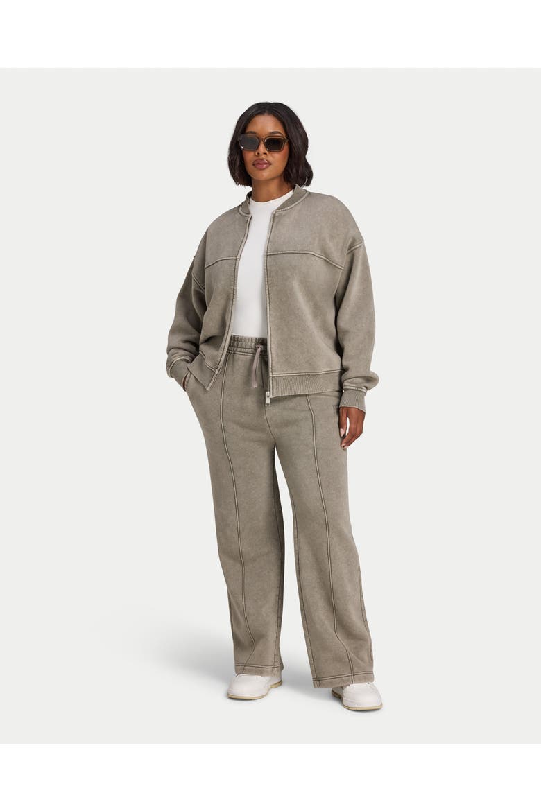 Faded Bomber Jacket, Alternate, color, Washed Marsh Grey