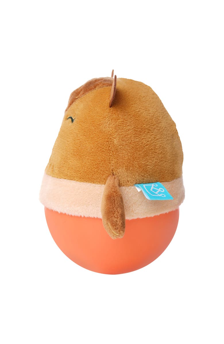 Manhattan Toy Company Wobbly Bobbly Bear Weighted Silicone, Alternate, color, Orange