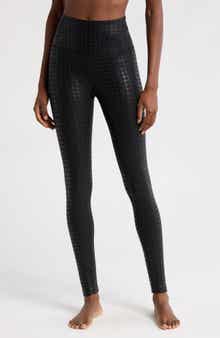 Beyond Yoga Houndstooth High Waist Midi Leggings