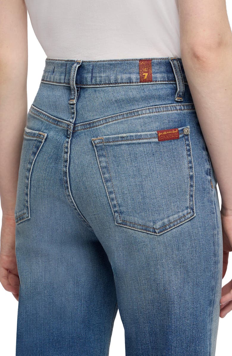 7 For All Mankind Dojo Tailorless Wide Leg Trouser Jeans, Alternate, color, 