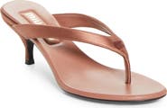 Miu Miu Leather Thong Sandal