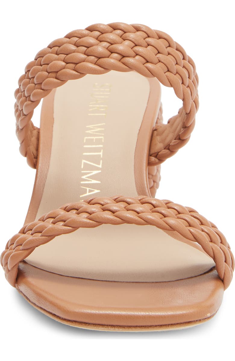 Stuart Weitzman Alena Waikiki Block Sandal, Alternate, color, Tan