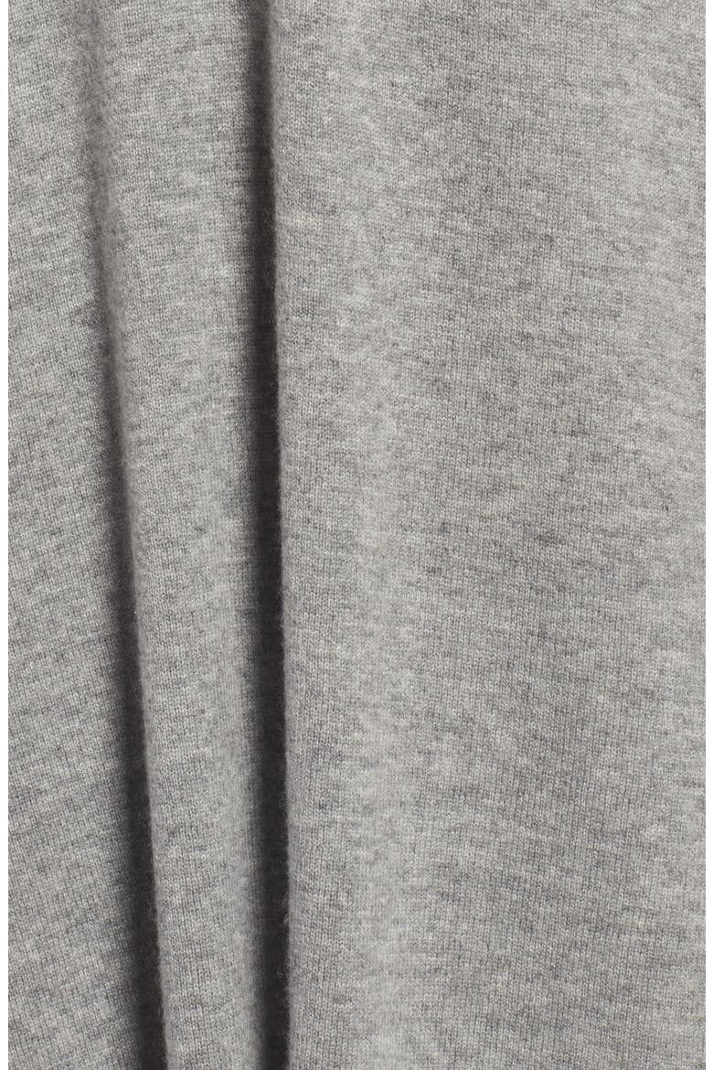 Wool & Cashmere Drape Front Sweater Vest, Alternate, color, HEATHER GREY