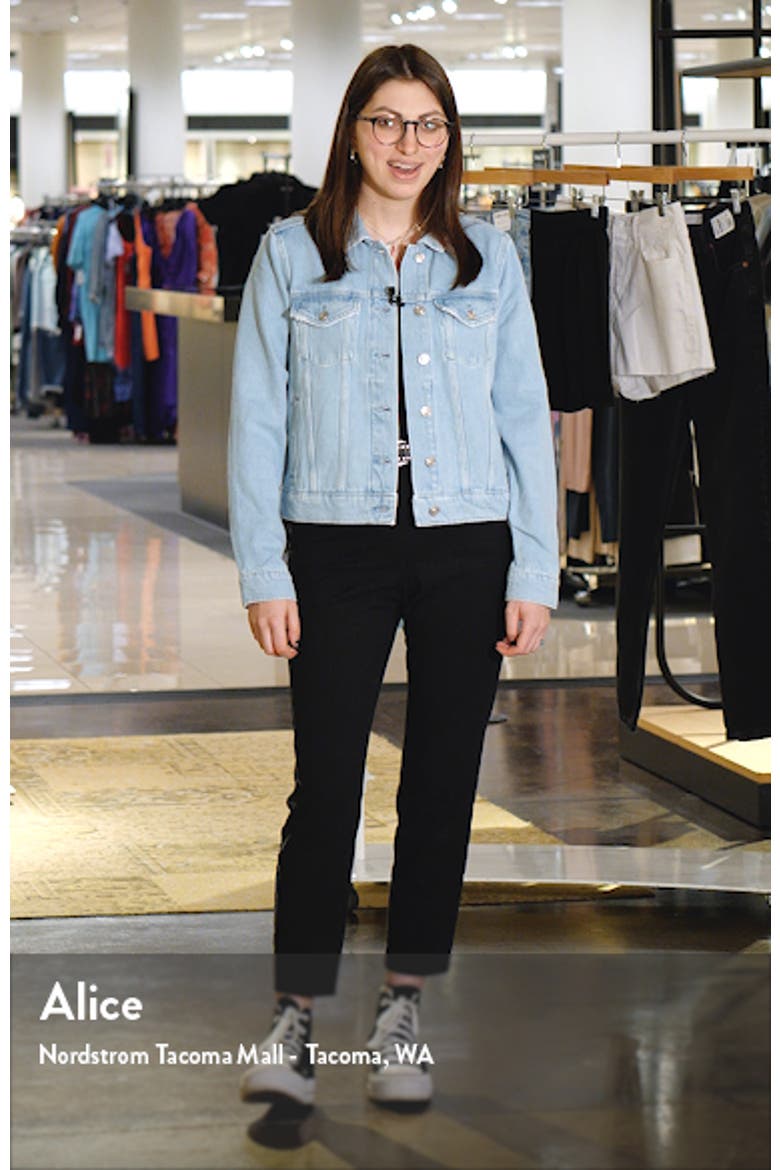 Rowan Frayed Back Yoke Denim Jacket video