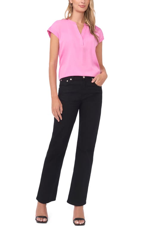 Vince Camuto V-neck Top In Pink