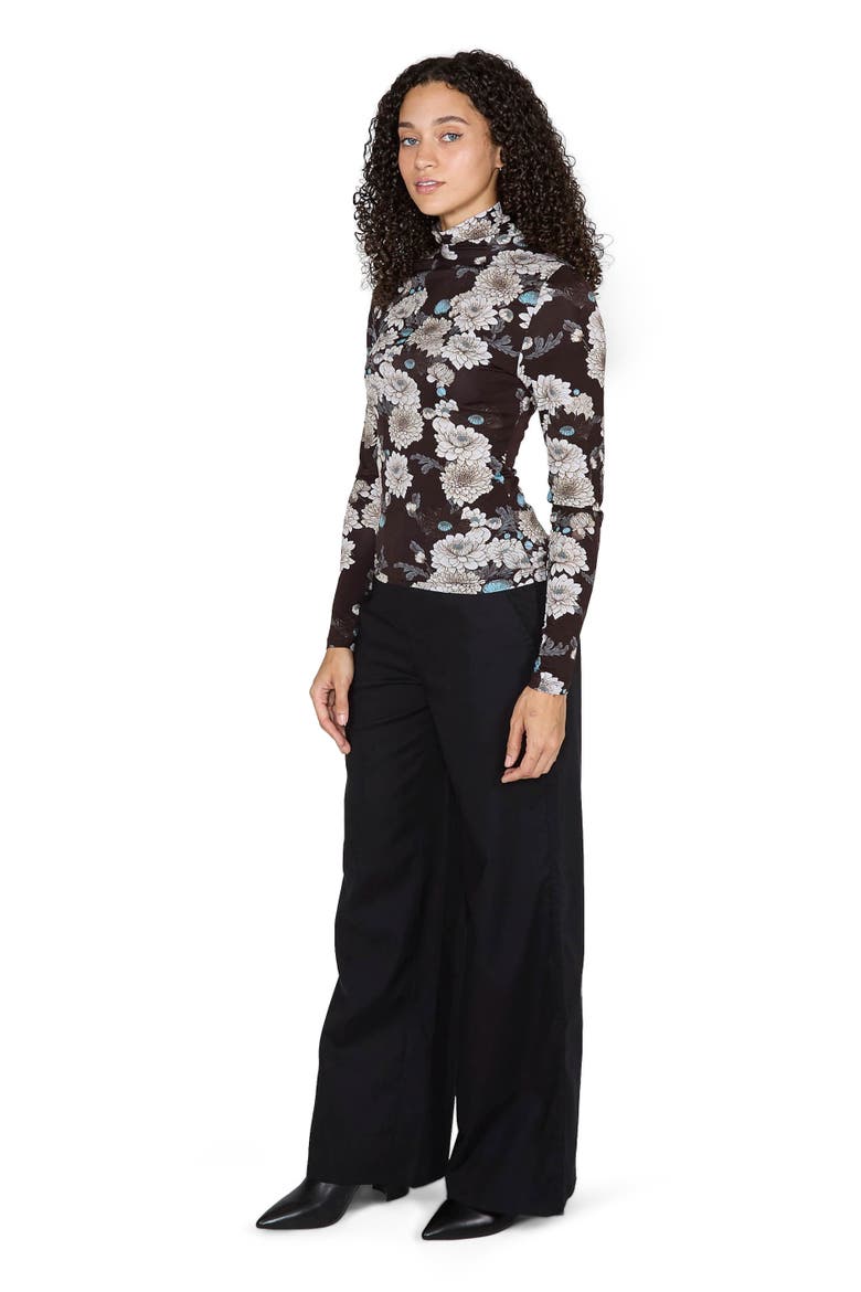 Phillis Wide Leg Tailored Pant, Alternate, color, Black