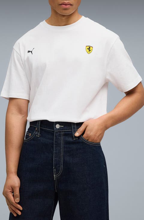 Ferrari Miami Cotton Graphic T-Shirt