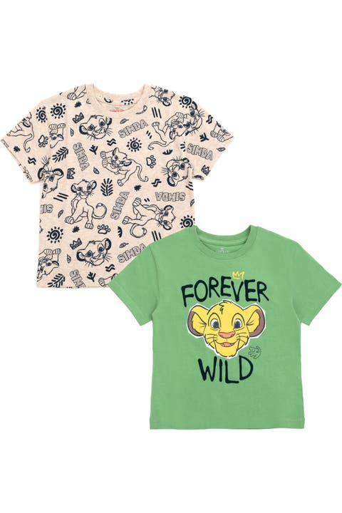 Lion King Simba 2-Pack Short Sleeve T-Shirts