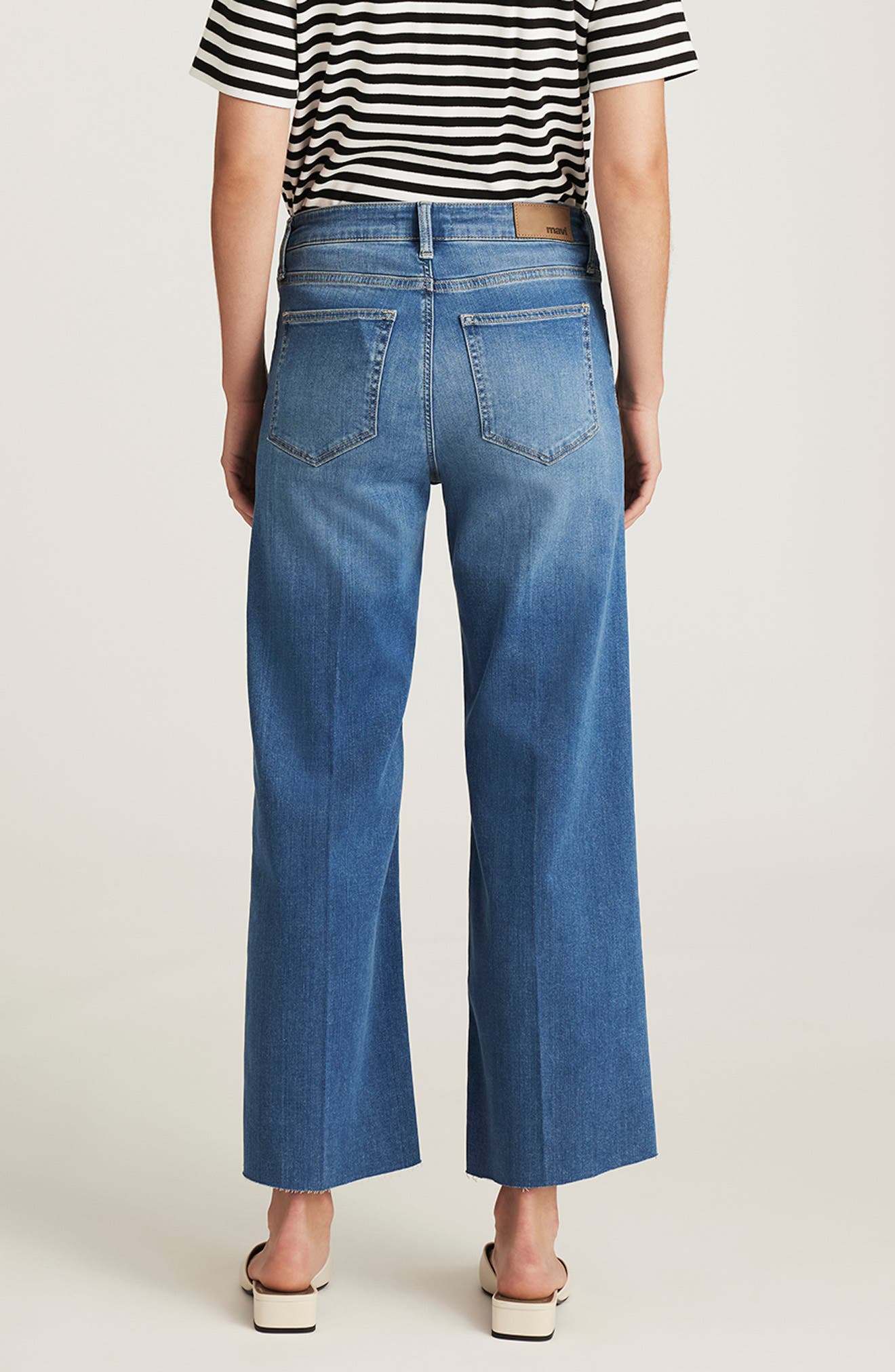 Paloma Raw Hem Wide Leg Jeans - image 2