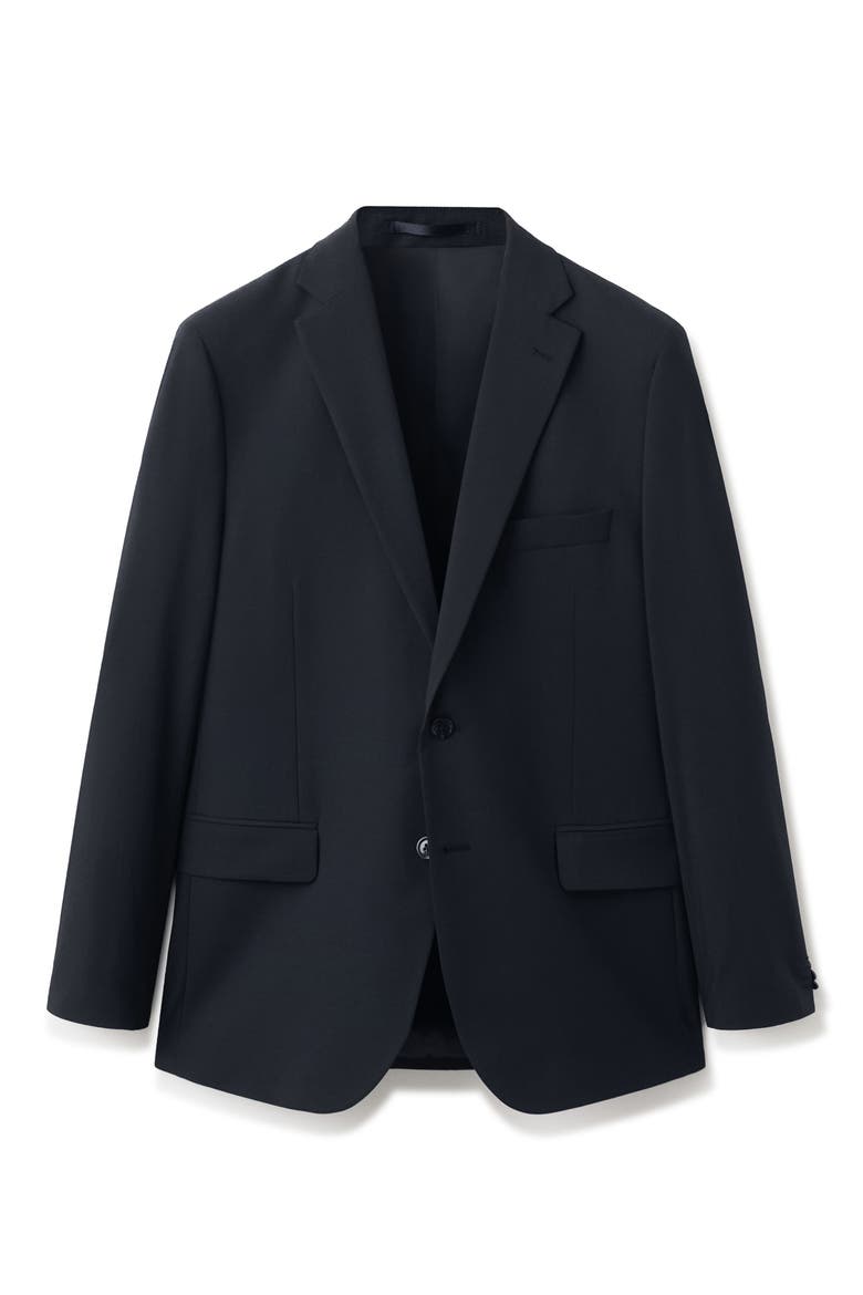 London Regular Fit Navy Blazer, Alternate, color, DARK NAVY