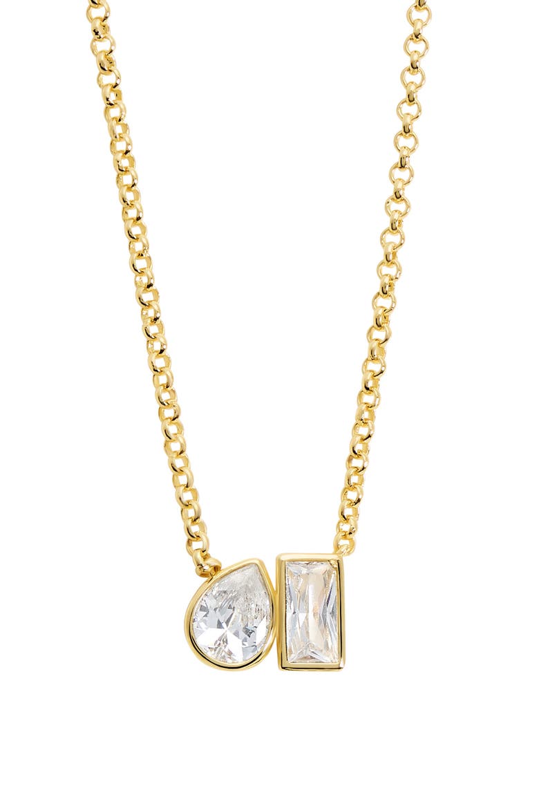 Duo Crystal Pendant Necklace video