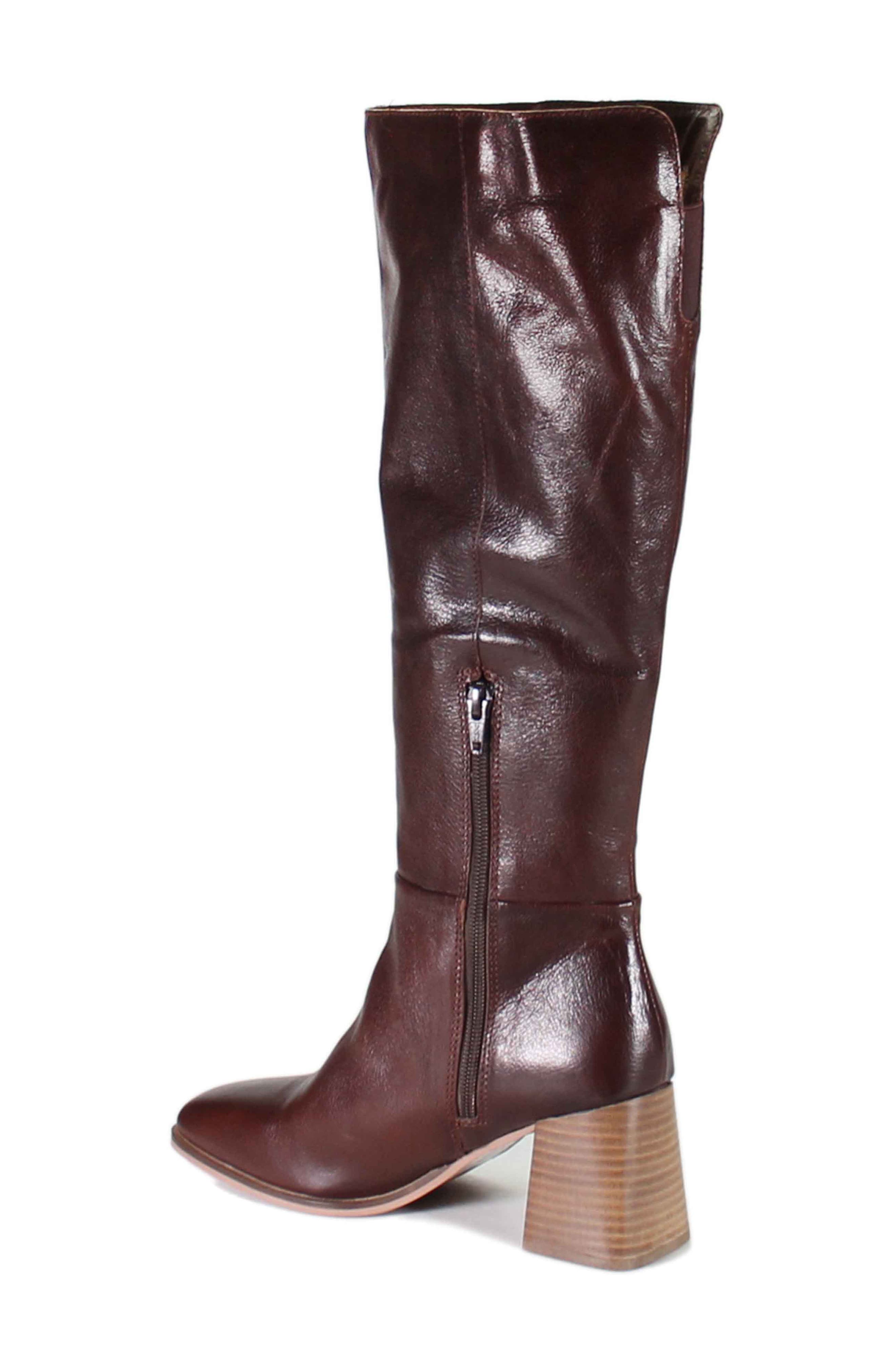 Diba True Mar Velus Knee High Boot, Alternate, color, Cognac