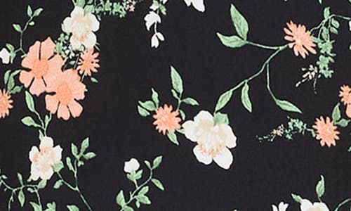 BLU PEPPER BLU PEPPER FLORAL MIDI DRESS 