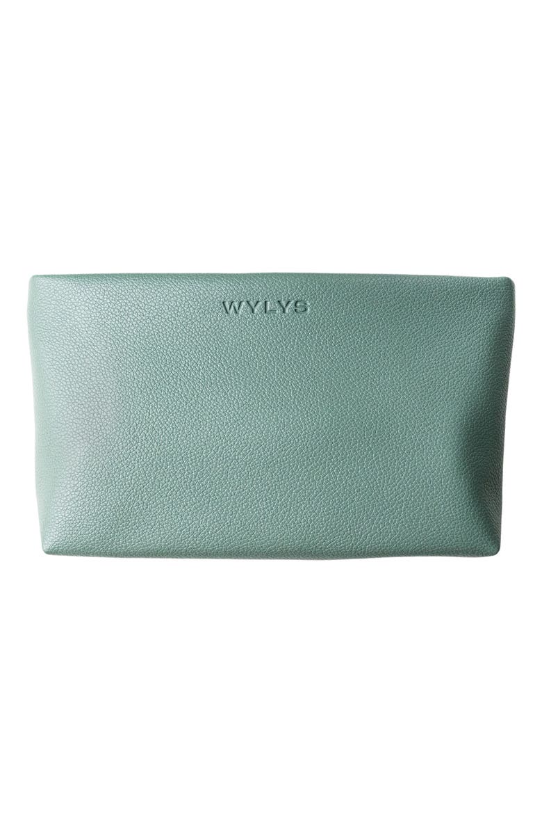 WYLYS Sage Verte Makeup Bag, Alternate, color, NO COLOR