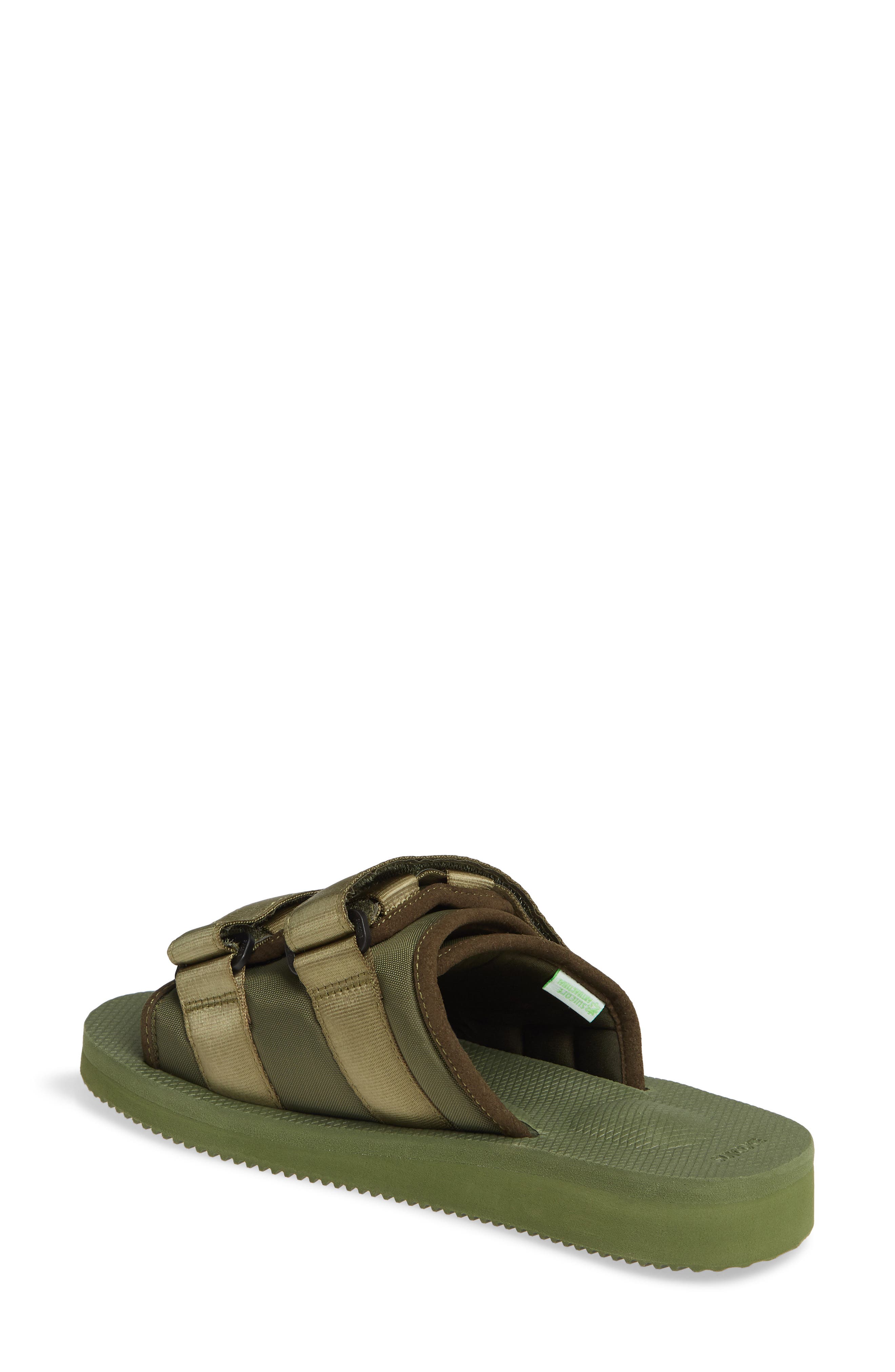 Moto Cab Slide Sandal, Alternate, color, OLIVE