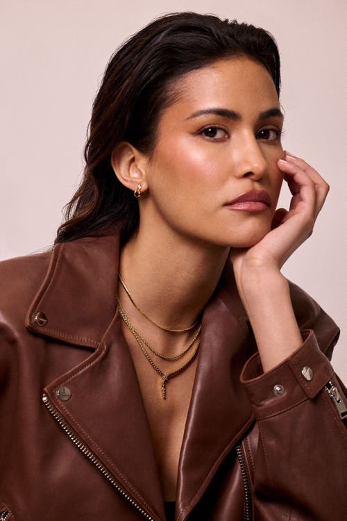Electric Picks Twice As Nice Double Necklace In Gold
