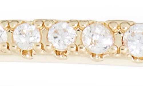 Nordstrom Rack Cz Linear Threader Earrings In Gold