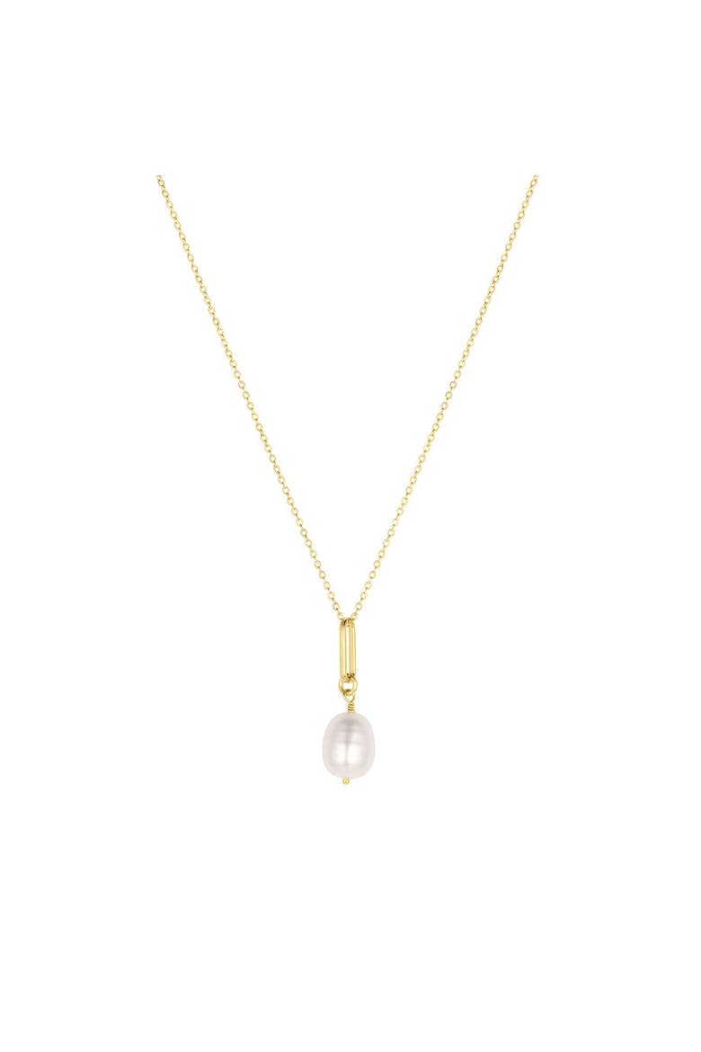 Sadie Pearl Necklace, Main, color, Gold