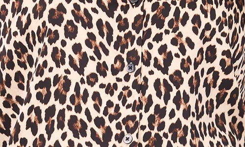 Vince Camuto Long Sleeve Button-down Shirt In Animal Print
