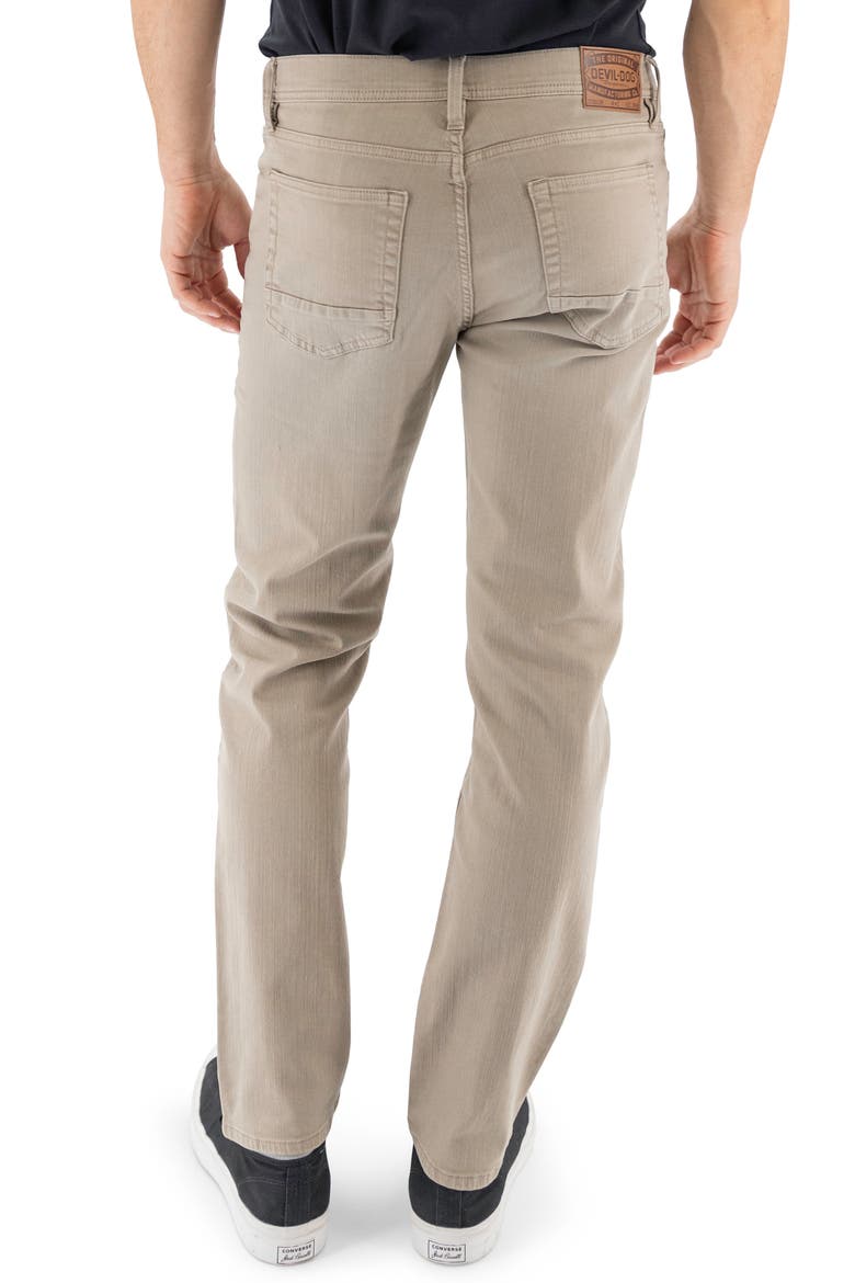 Slim Straight Leg Jeans, Alternate, color, GREYHOUND