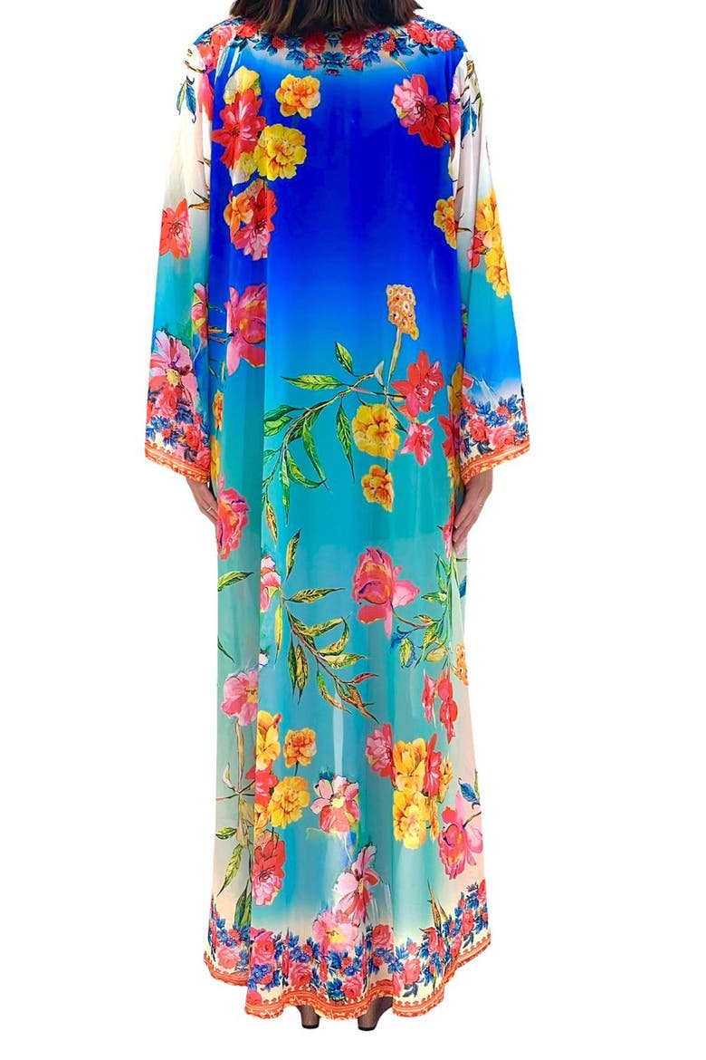 Ombré Longline Duster, Alternate, color, BLUE OMBRE