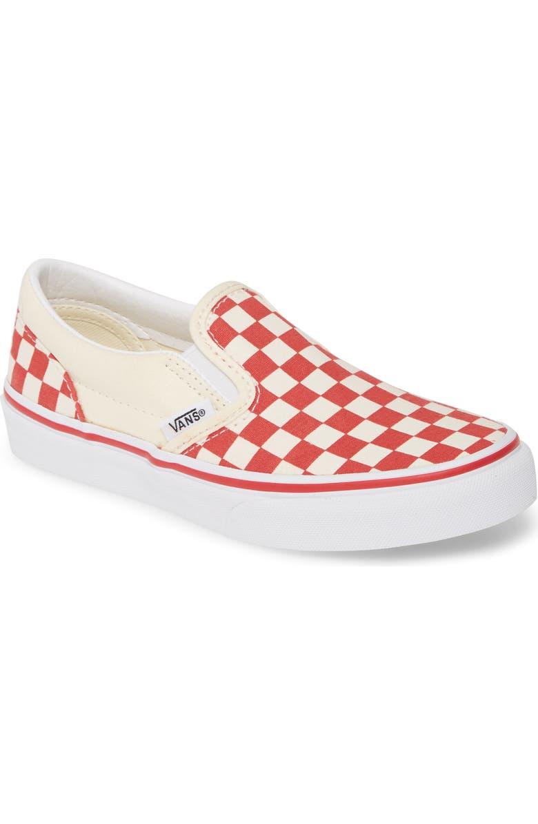 Vans Classic Checkerboard Slip-On Sneaker, Main, color,