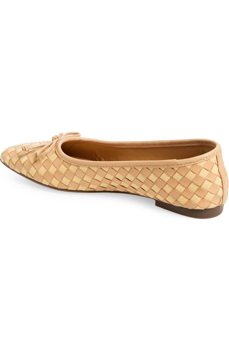 Schutz Arissa Woven Ballet Flat, Alternate, color, Light Beige/ Natural Nibs