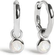 Monica Vinader Birthstone Huggie Hoop Earrings