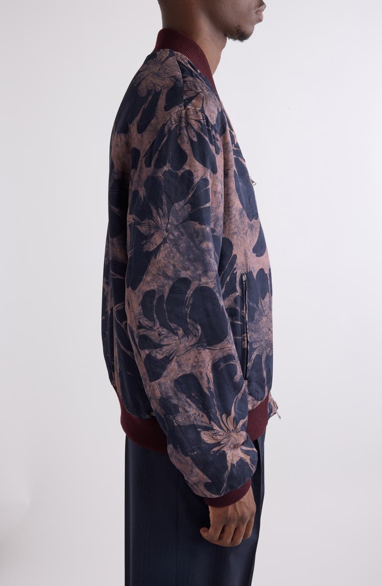 Dries Van Noten Volker Reversible Bomber Jacket, Alternate, color, 