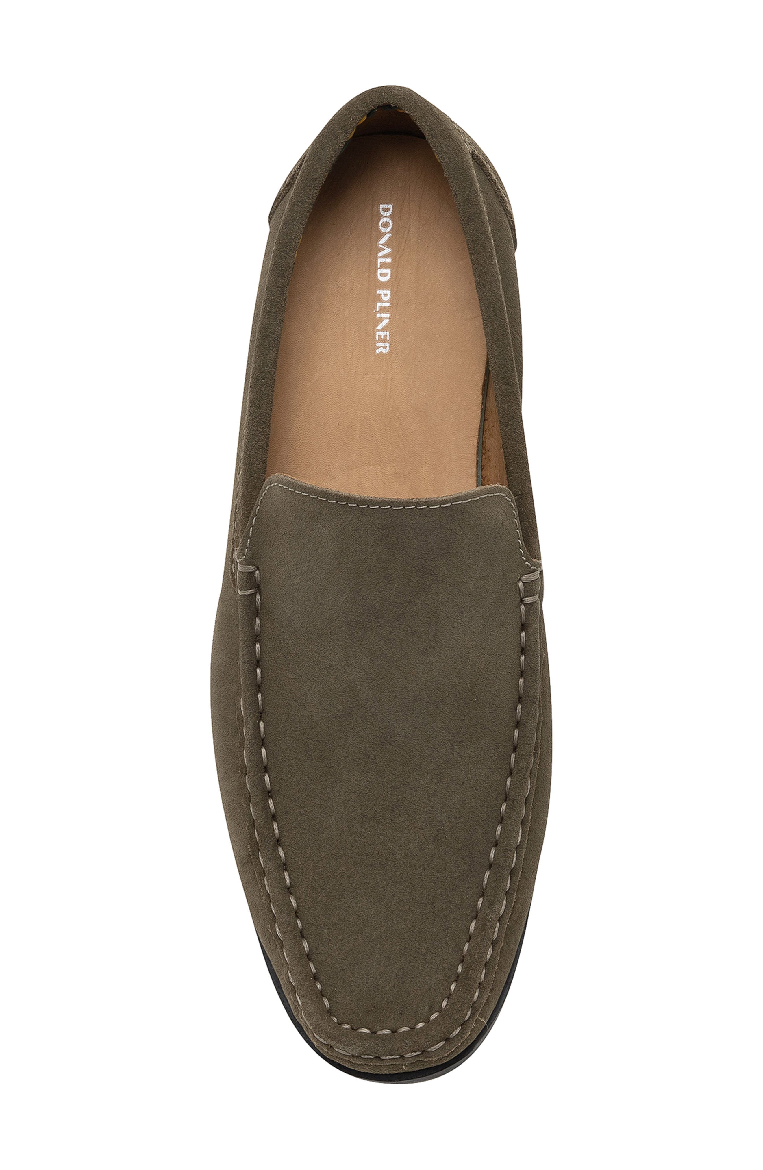 Donald Pliner Moc Toe Driver, Alternate, color, Army Green/Army Green