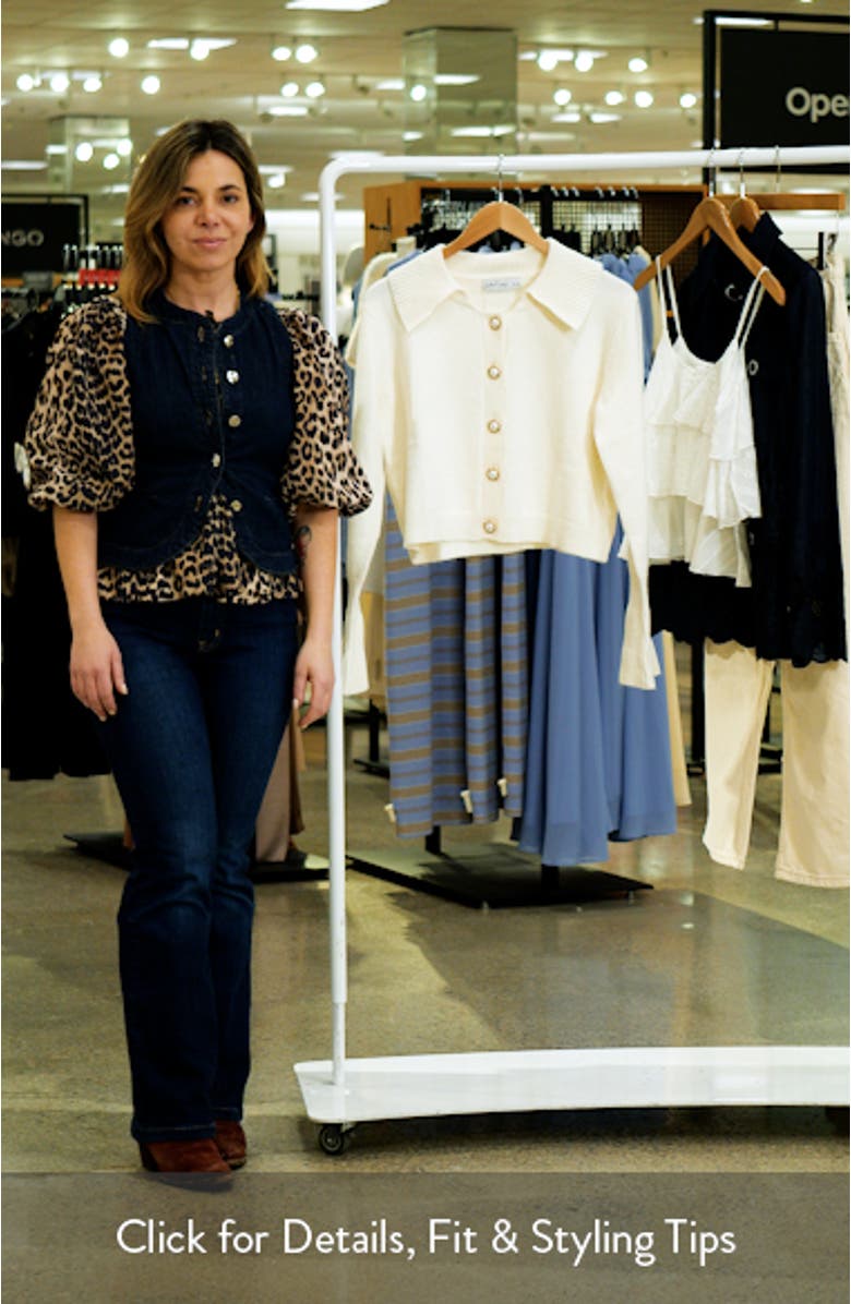 Trumpet Sleeve Cardigan, sales video thumbnail