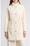 Water Resistant Hooded Drawstring Waist Jacket
