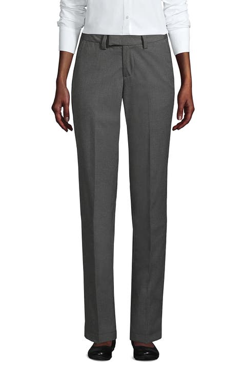 Plain Front Dress Pants